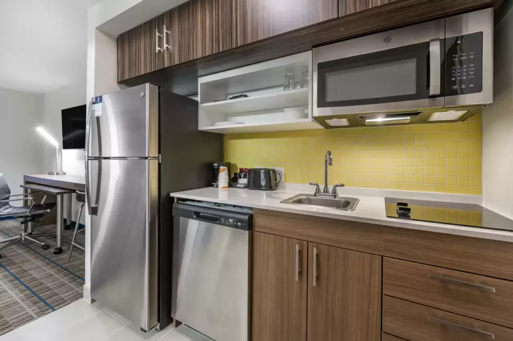 Kitchen at Mainstay being one of the top 10 hotels in Georgetown