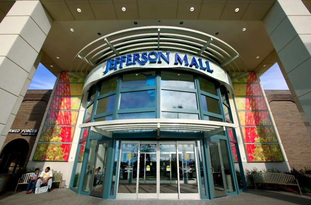 Exterior of Jefferson Mall