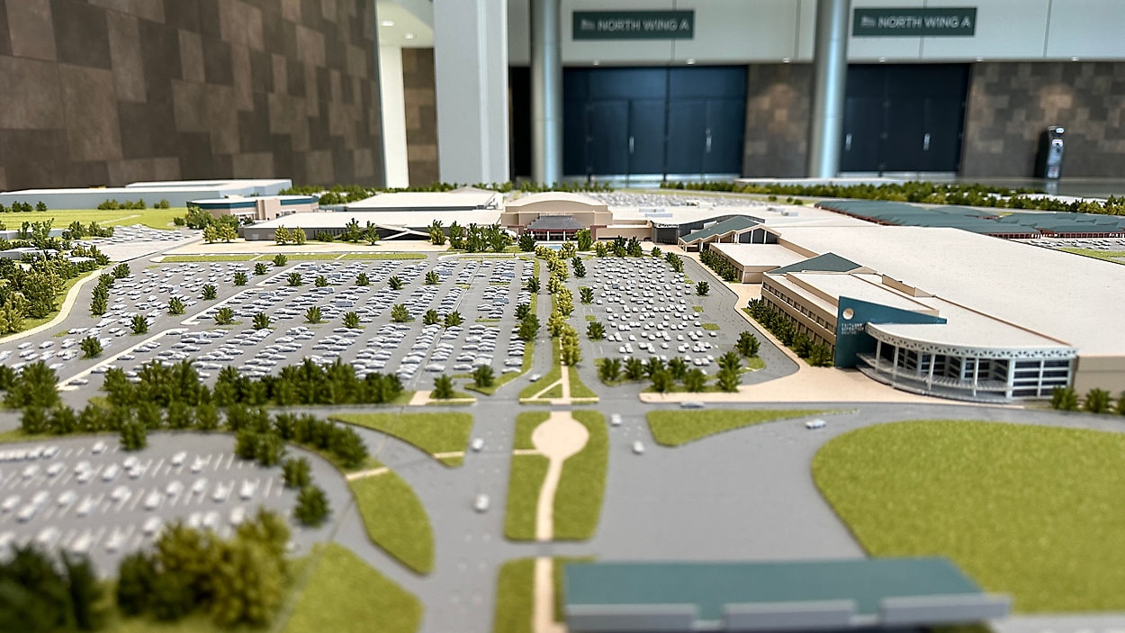 A model image of Kentucky Exposition Center