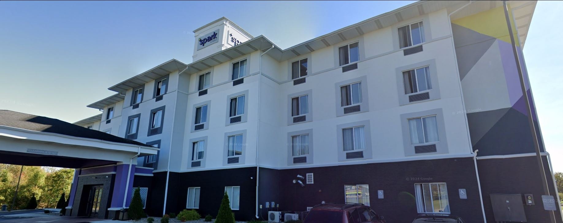 Exterior of Spark by Hilton