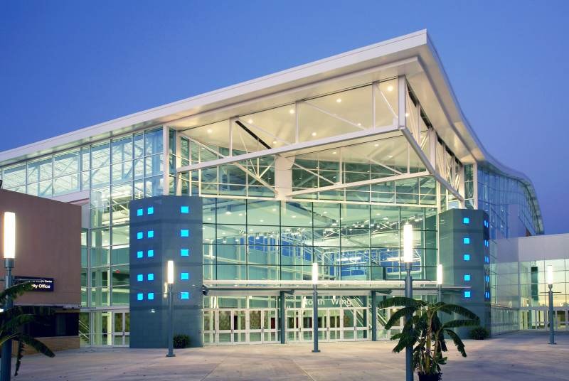 Night View of Kentucky Louisville Exposition Center