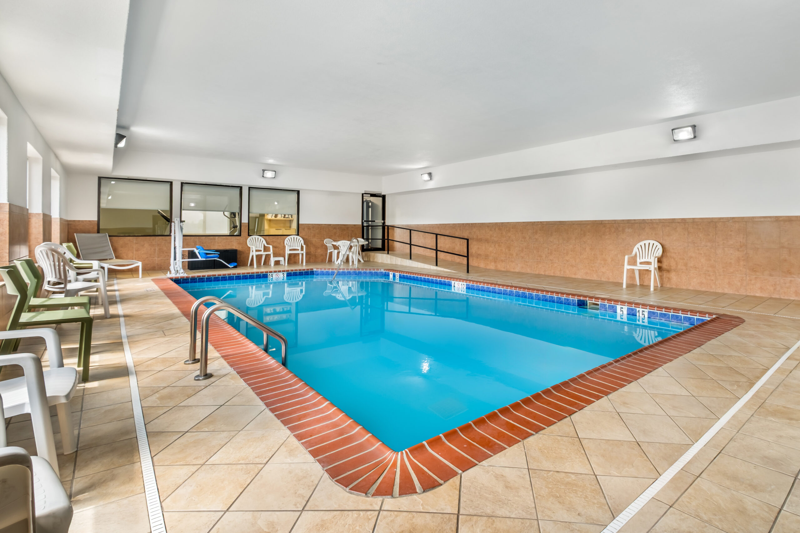 Indoor Pool At Spark by Hilton Shepherdsville