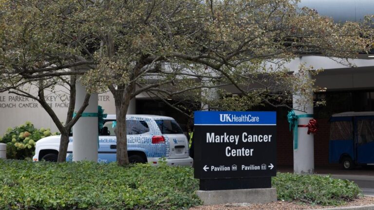 Exterior Entrance of Markey Cancer Center Lexington KY