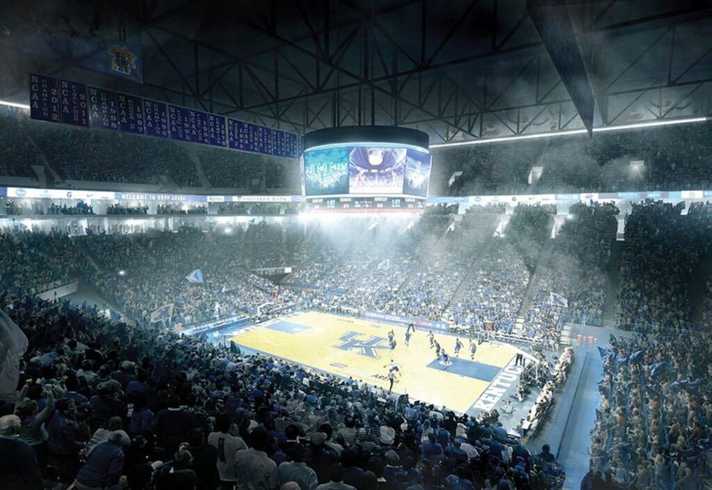 Picture of Rupp Arena during a big sporting event
