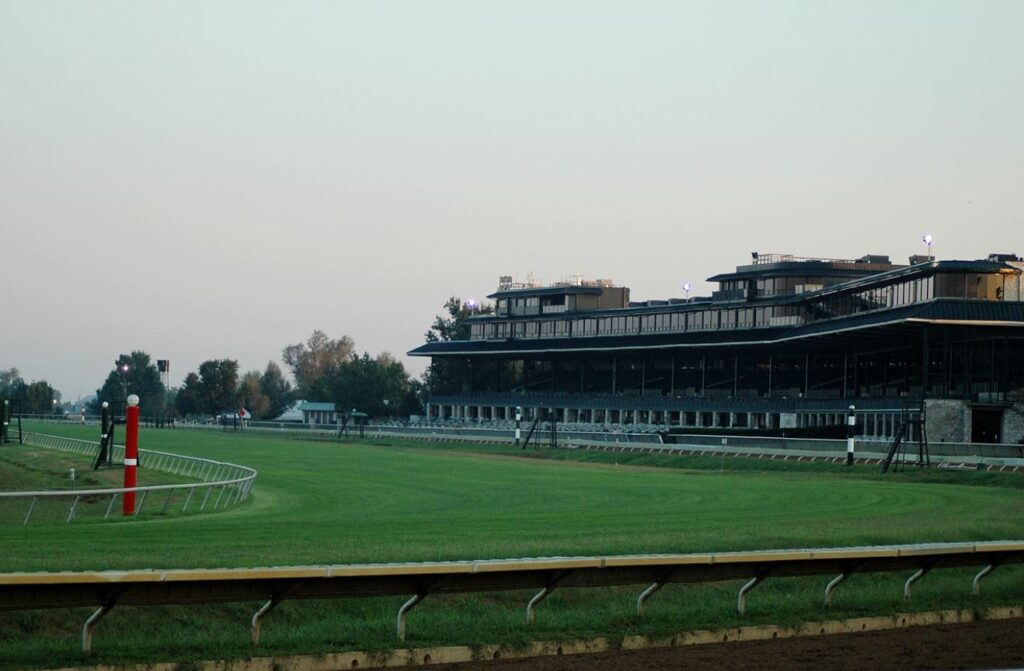 Image of Keeneland race track in Lexington Kentucky