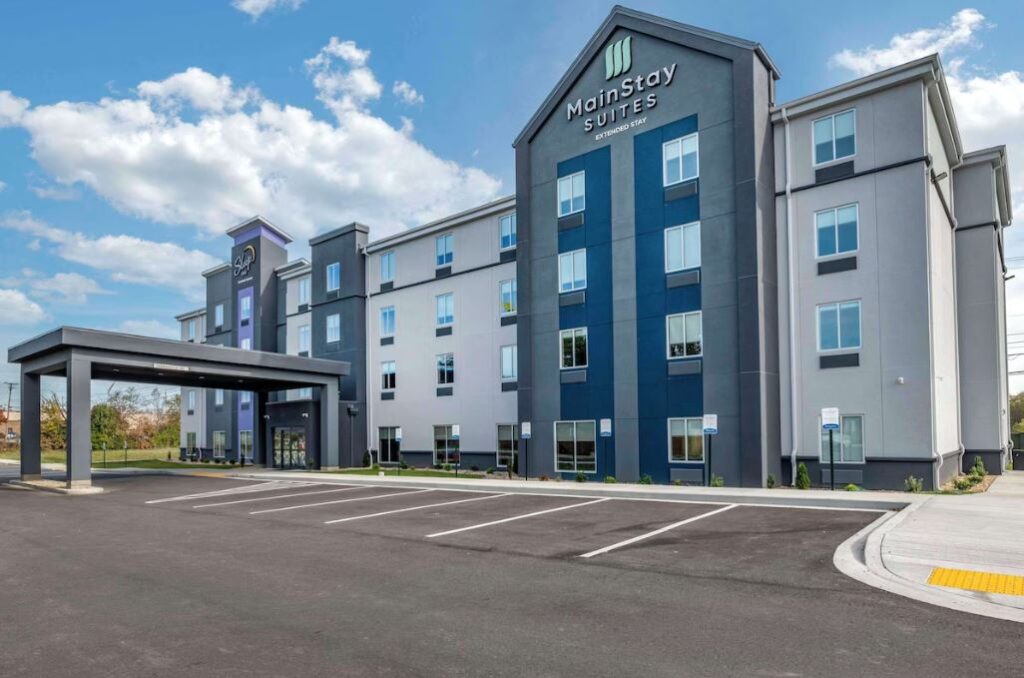 Mainstay Suites Georgetown Daytime View - hotels near 407 Cherry Blossom Way Georgetown KY