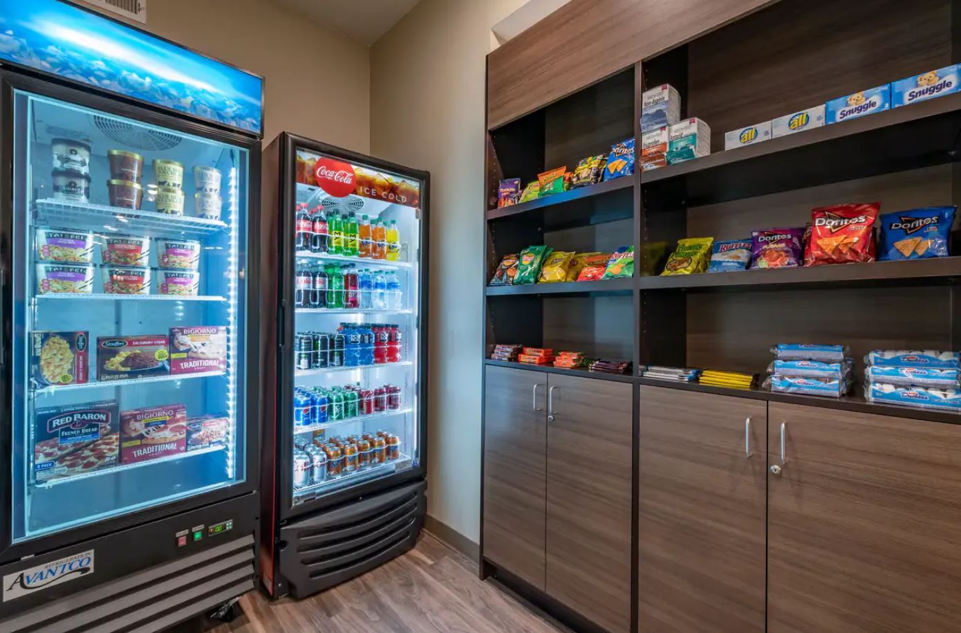 Snacks Cabinet at Mainstay Suites Georgetown KY