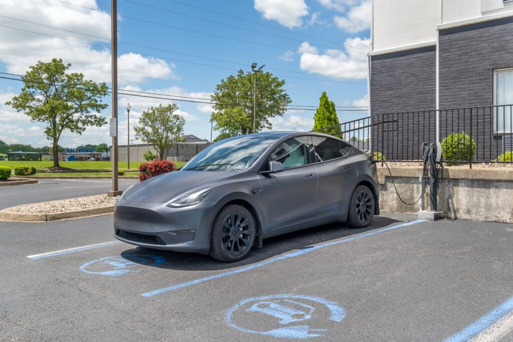 EV Charging Station at Spark by Hilton Shepherdsville Louisville South